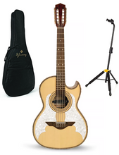 Load image into Gallery viewer, H Jimenez Bajo Quinto El Murcielago Thin Line Solid Spruce Top w/Pickup +GigBag &amp; Stand Auth Dealer
