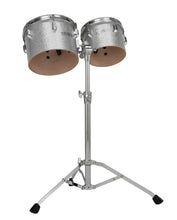 Load image into Gallery viewer, Pearl Drums President Series 8x6&quot; + 10x7&quot; Silver Sparkle Concert Tom Set w/Stand | Authorized Dealer
