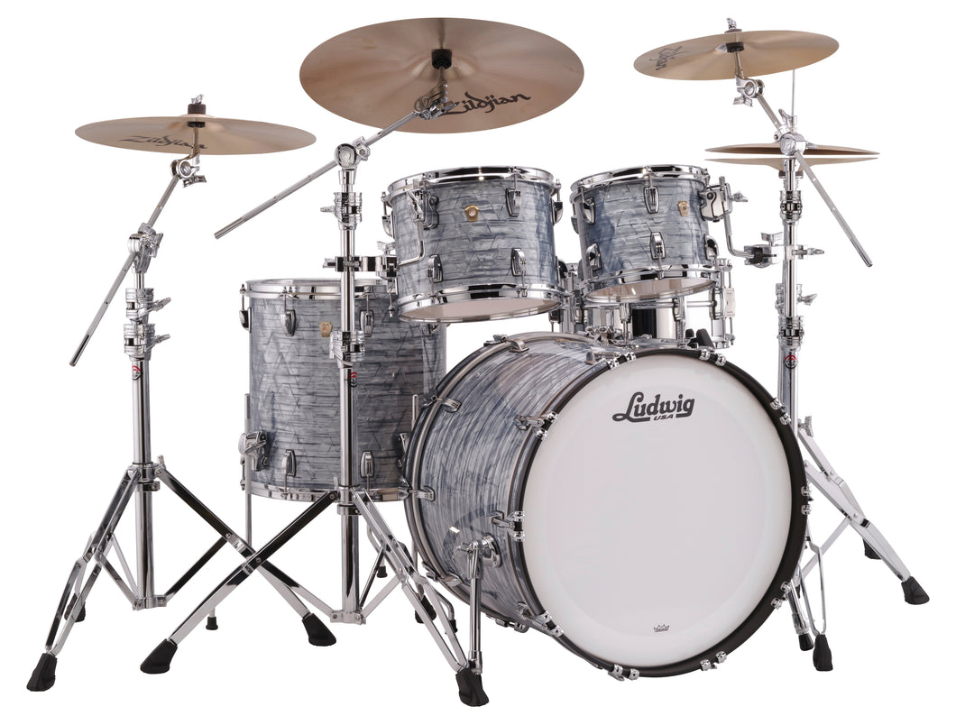 Ludwig Classic Maple Sky Blue Pearl 20x16, 12x8, 13x9, 14x14, 16x16 Shells Drums Authorized Dealer