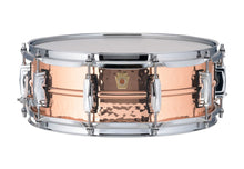 Load image into Gallery viewer, Ludwig Copper Phonic 5x14&quot; Hammered Snare Drum LC660K w/Imperial Lugs | NEW Authorized Dealer
