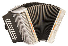 Load image into Gallery viewer, Hohner Corona II FBbEb/FBE/FA White Accordion Acordeon +Bag,Straps,Shirt,Backpad Authorized Dealer
