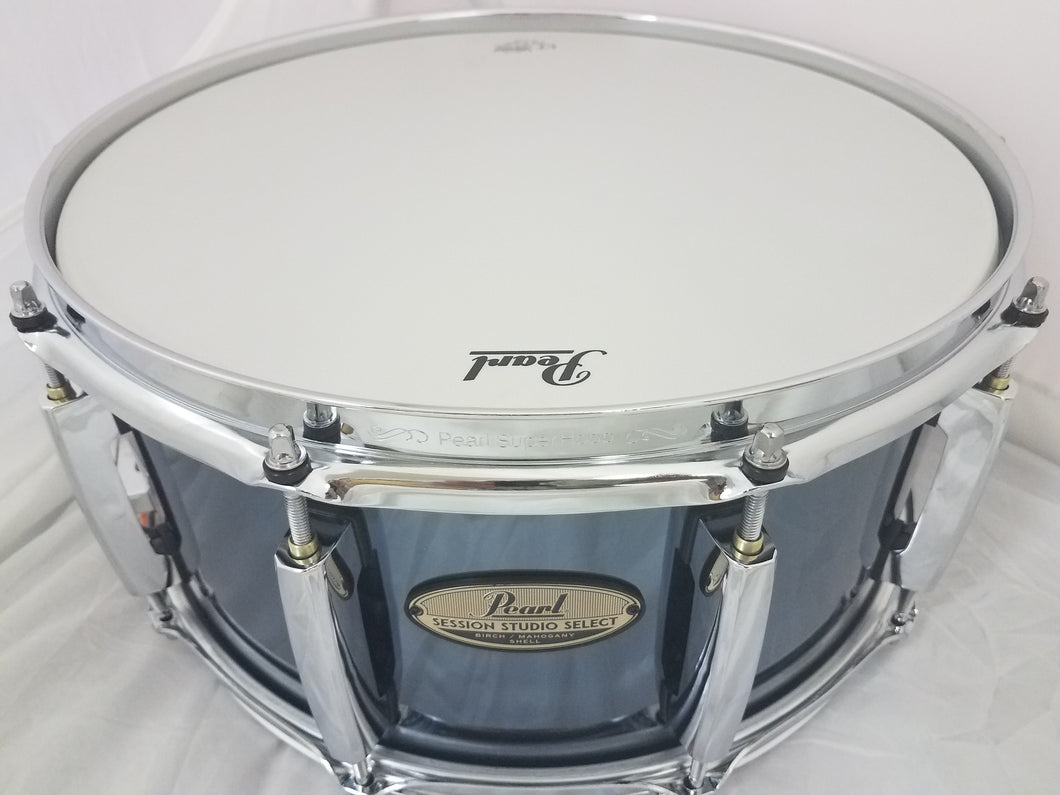 Pearl Session Studio Select Black Mirror Chrome 14x6.5 Snare Drum - NEW Authorized Dealer