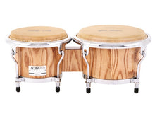 Load image into Gallery viewer, Gon Bops Alex Acuna Bongo Set 7&quot;/8.5&quot; North American Ash Natural Lacquer | NEW Authorized Dealer
