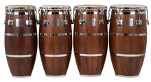 Load image into Gallery viewer, Gon Bops Mariano Quinto 10.75&quot; Conga Drum Mahogany Stain Chrome Hardware FREE Ship Authorized Dealer
