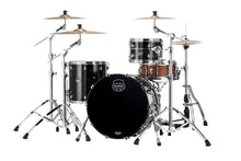 Load image into Gallery viewer, Mapex Saturn Evolution Hybrid Piano Black Lacquer Organic Rock 3pc Drums &amp; BAGS | 22x16,12x8,16x16

