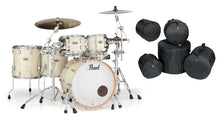 Load image into Gallery viewer, Pearl Session Studio Select Nicotine White Marine 22/10/12/14/16 Drums +Gig Bags! Authorized Dealer
