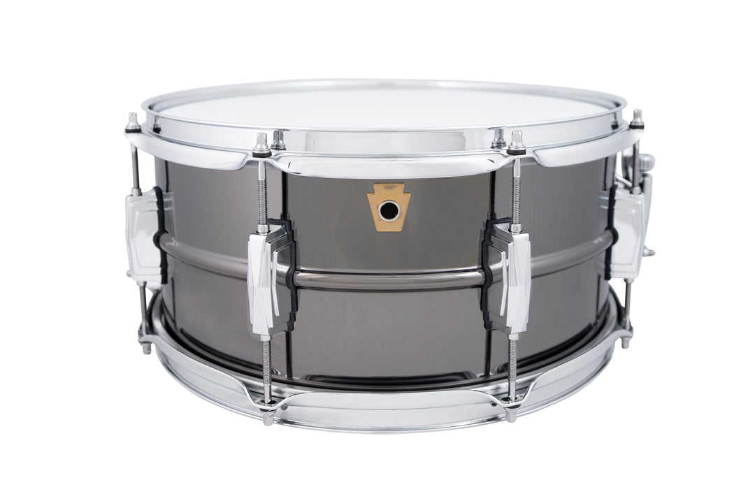 Ludwig LB415 Black Beauty 8-Lug Brass 6.5x14 Snare Drum Imperial Lugs | Made in the USA | Auth Dealer