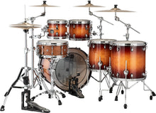 Load image into Gallery viewer, Mapex Saturn Evolution Workhorse Birch Exotic Sunburst Lacquer 5pc Drums 22x18,10x8,12x9,14x14,16x16
