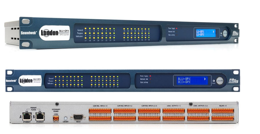 BSS BLU-GPX Soundweb London BLU-GPX General Purpose I/O Expander | 2-Day Ship | Authorized Dealer