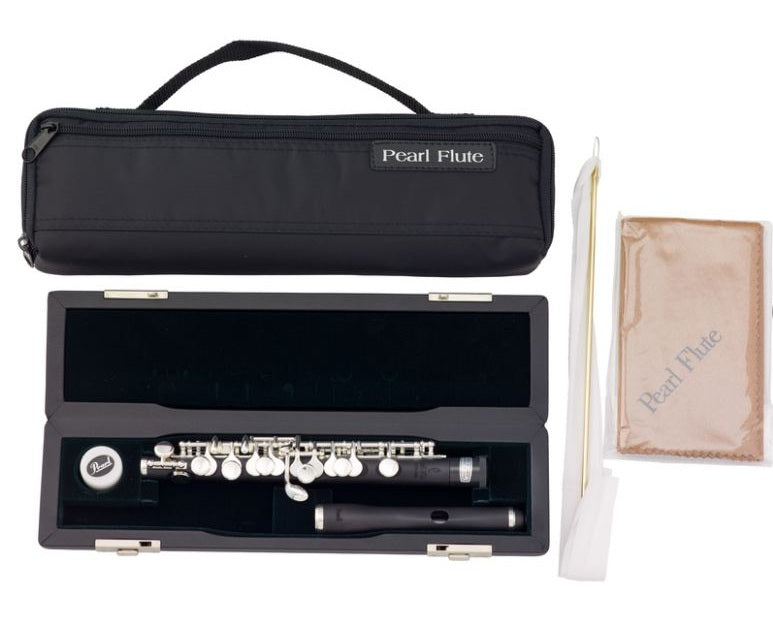 Pearl Piccolo Flute PFP165E  Split-E/C-Foot +Cleaning Rod/Maintenance Kit/Case Special Order Dealer