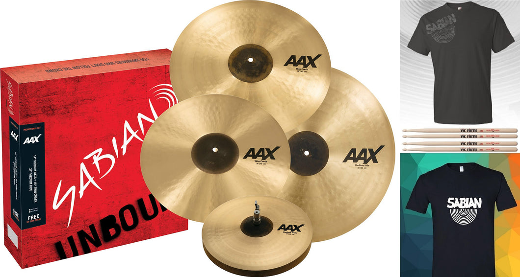 Sabian AAX Promo Cymbal Pack: 14