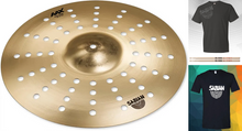 Load image into Gallery viewer, Sabian AAX 18&quot; AERO Crash Cymbal Natural Finish Bundle &amp; Save | Made in Canada | Authorized Dealer
