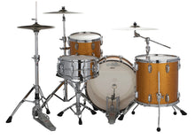 Load image into Gallery viewer, Ludwig Classic Maple Gold Sparkle Jazzette 3pc Kit 14x18_8x12_14x14 Drums USA Made Authorized Dealer
