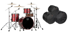 Load image into Gallery viewer, Mapex Saturn Evolution Hybrid Tuscan Red Lacquer Straight Ahead 3pc Kit Drum BAGS 20x16, 12x8, 14x14
