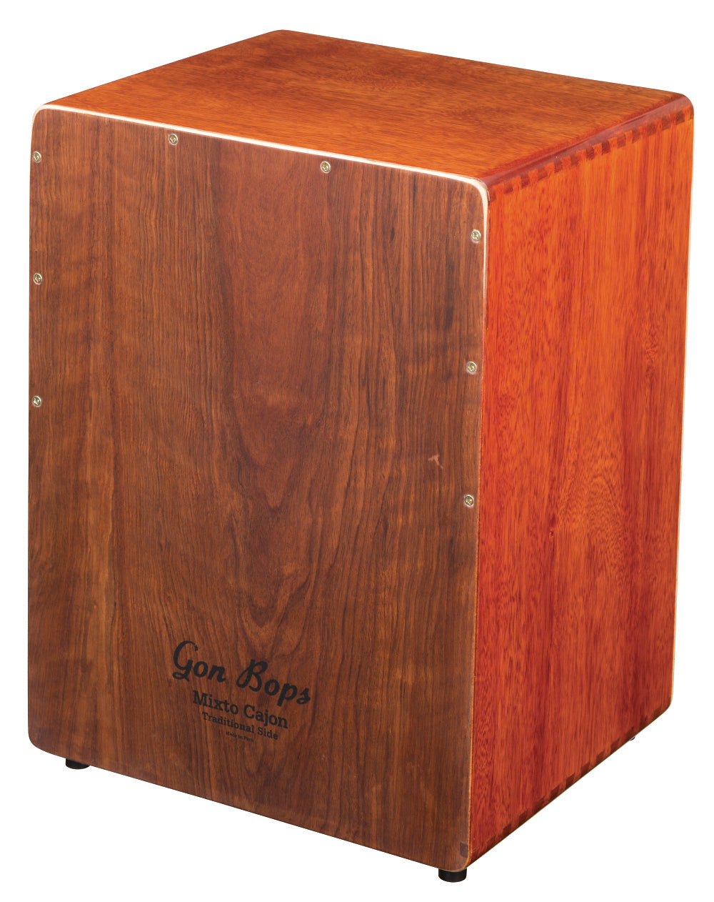 Gon Bops Mixto Cajon Drum Natural Lacquer FREE Gig Bag and Shipping | NEW | Authorized Dealer