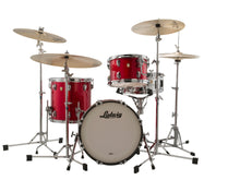 Load image into Gallery viewer, Ludwig Classic Maple Red Sparkle Jazzette 14x18_8x12_14x14 Bop Kit Drums | Authorized Dealer
