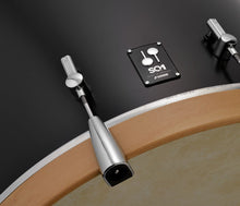 Load image into Gallery viewer, Sonor SQ1 Series GT Black 22x17/12x8/16x15 Drum Kit Shell Pack w/Natural Hoops +FREE GigBags | NEW Authorized Dealer

