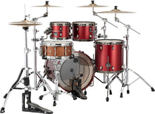 Load image into Gallery viewer, Mapex Saturn Evolution Hybrid Fusion Birch Tuscan Red Lacquer 4pc Drums +Bags 20x16,10x7,12x8,14x14
