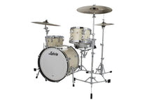 Load image into Gallery viewer, Ludwig Classic Maple Vintage White Marine Pearl Jazzette 14x18_8x12_14x14 Drums USA Made Auth Dealer
