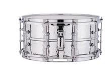 Load image into Gallery viewer, Ludwig Pre-Order Supraphonic 6.5x14&quot; Hammered Chrome Snare Drum with Tube Lugs LM402KT Special Order Auth Dealer
