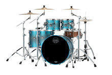 Load image into Gallery viewer, Mapex Saturn Evolution Workhorse Birch Exotic Azure Burst Lacquer Drums 22x18,10x8,12x9,14x14,16x16
