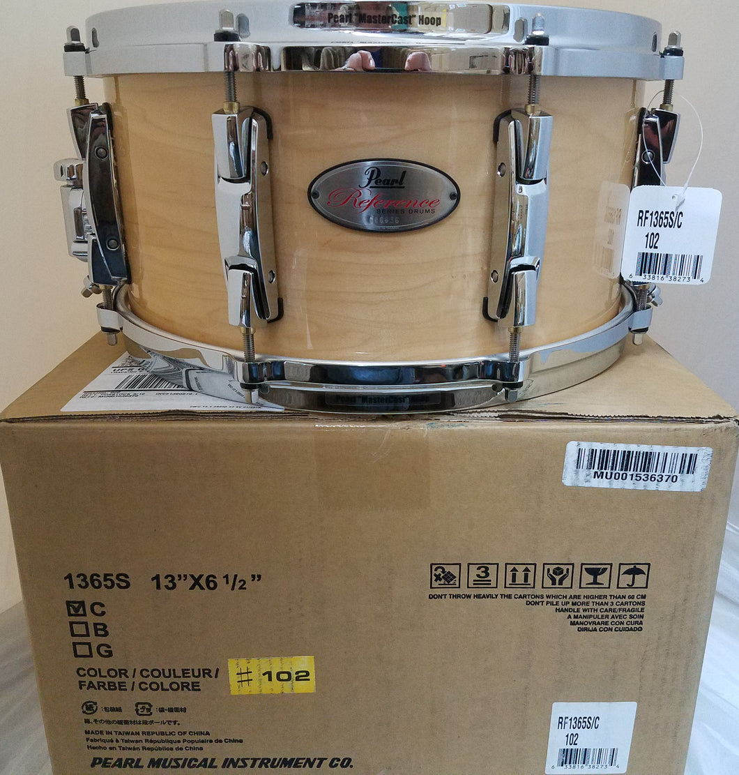 Pearl Reference 13x6.5 Natural Maple Snare Drum | WorldShip | Special Order | NEW Authorized Dealer