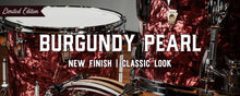 Load image into Gallery viewer, Ludwig Classic Maple Burgundy Pearl Downbeat 14x20_8x12_14x14 Drums Made in USA Authorized Dealer
