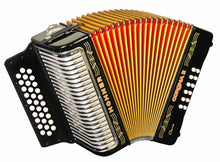 Load image into Gallery viewer, Hohner Corona II Classic FBE/FA Black Accordion +FREE Case,Bag, Pad, Straps,TShirt Authorized Dealer
