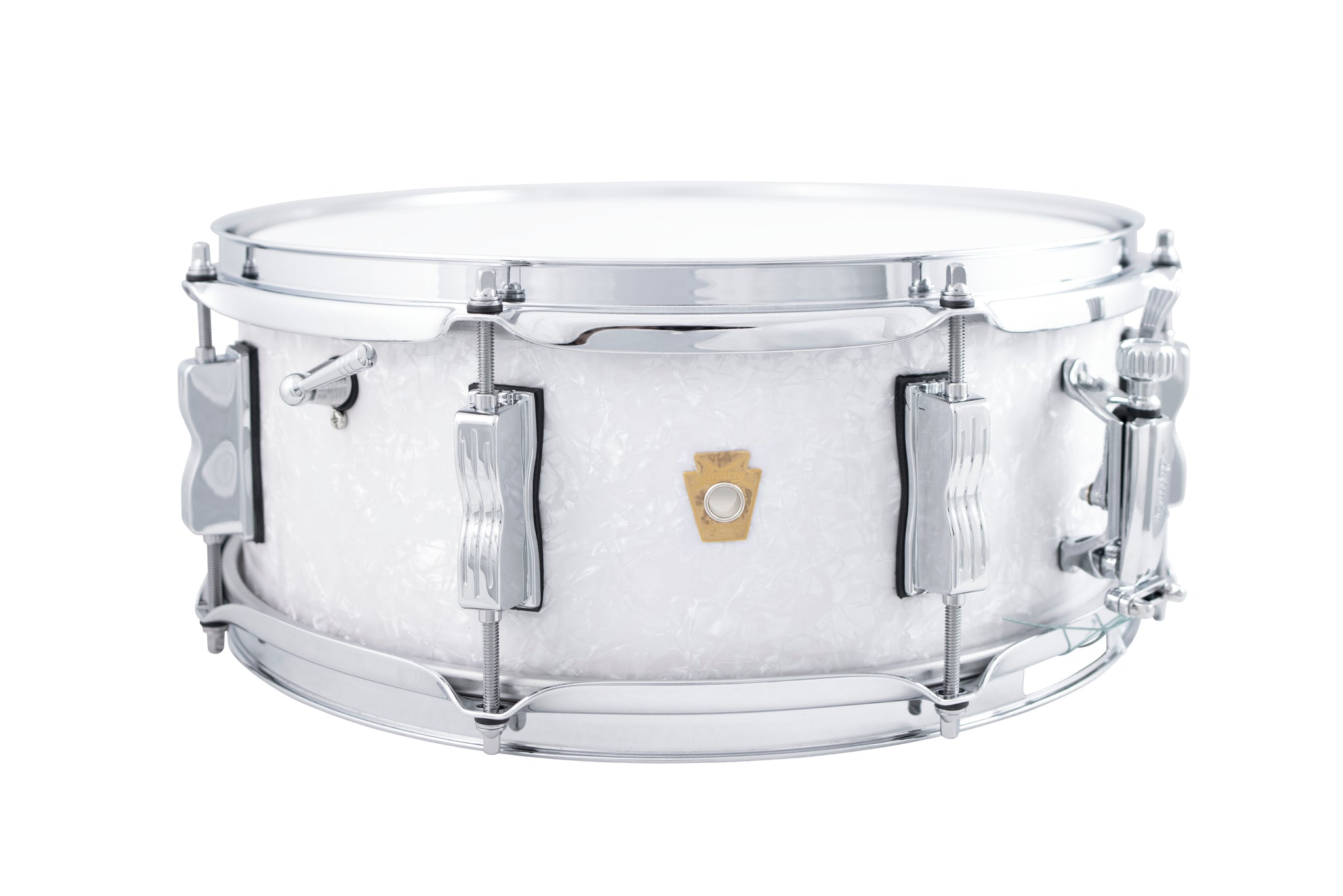 Ludwig Legacy Mahogany White Marine Pearl Jazz Fest 5.5x14