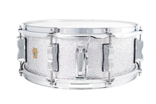 Load image into Gallery viewer, Ludwig Legacy Silver Sparkle Jazz Fest 5.5&quot;x14&quot; Mahogany Snare Drum | NEW Authorized Dealer
