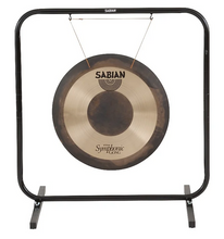 Load image into Gallery viewer, Sabian 26&quot; Symphonic Gong Concert Band &amp; Orchestra 52602 + 61005 Stand &amp; Mallets | Authorized Dealer
