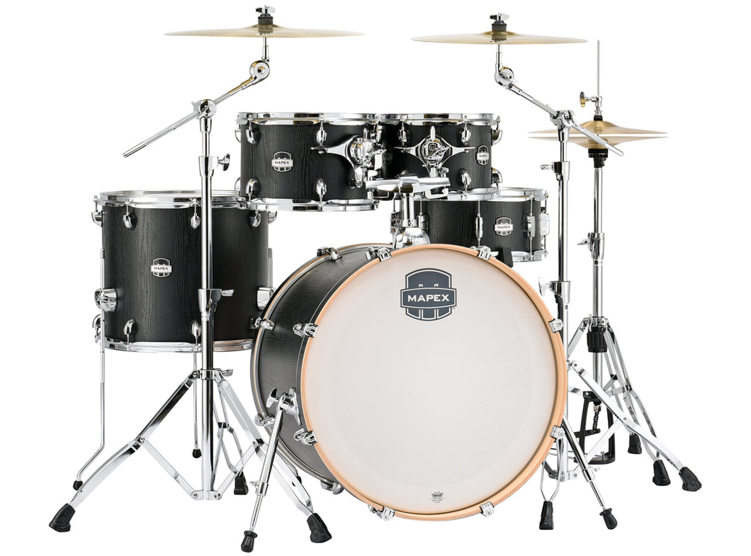 Mapex Mars Nightwood ROCK Birch Drums Set Shell Pack 22x18-10x7-12x8-16x14-14x6.5 +Free Drum Throne!