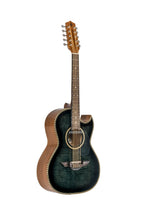 Load image into Gallery viewer, H Jimenez Bajo Quinto El Estandar Black Flame Maple Top Acoustic/Electric +Bag &amp; Stand Auth Dealer
