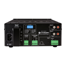 Load image into Gallery viewer, Crown Audio 135MA 3x1 35W Commercial Mixer Amplifier Free AK &amp; HI | WorldShip NEW Authorized Dealer
