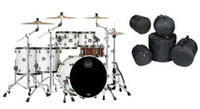 Load image into Gallery viewer, Mapex Saturn Evolution Workhorse Maple Polar White Lacquer 5pc Drum Kit 22x18,10x8,12x9,14x14,16x16
