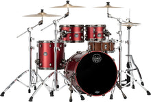 Load image into Gallery viewer, Mapex Saturn Evolution Hybrid Fusion Birch Tuscan Red Lacquer 4pc Drums +Bags 20x16,10x7,12x8,14x14
