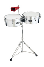 Load image into Gallery viewer, Gon Bops Luisito Quintero Signature 14&quot;/15&quot; Timbale Set Cold Rolled Steel Shell | Authorized Dealer
