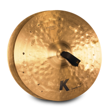 Load image into Gallery viewer, Zildjian 18&quot; K Symphonic Cymbal Pair (2) Concert Band &amp; Orchestra FREE Straps/Pads Authorized Dealer
