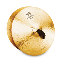 Load image into Gallery viewer, Zildjian 18&quot; K Constantinople Medium Light Hand Cymbal Pair Concert Band Orchestra +Free Pads/Straps
