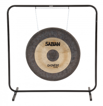 Load image into Gallery viewer, Sabian 34&quot; Chinese Traditionally Hammered 53401 Gong + 61005 Stand +Free Mallets | Authorized Dealer
