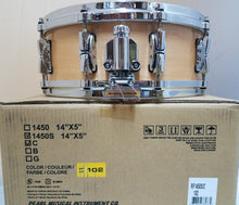 Load image into Gallery viewer, Pearl Reference 14x5&quot; Natural Maple #102 Snare Drum | Special Order | NEW Authorized Dealer
