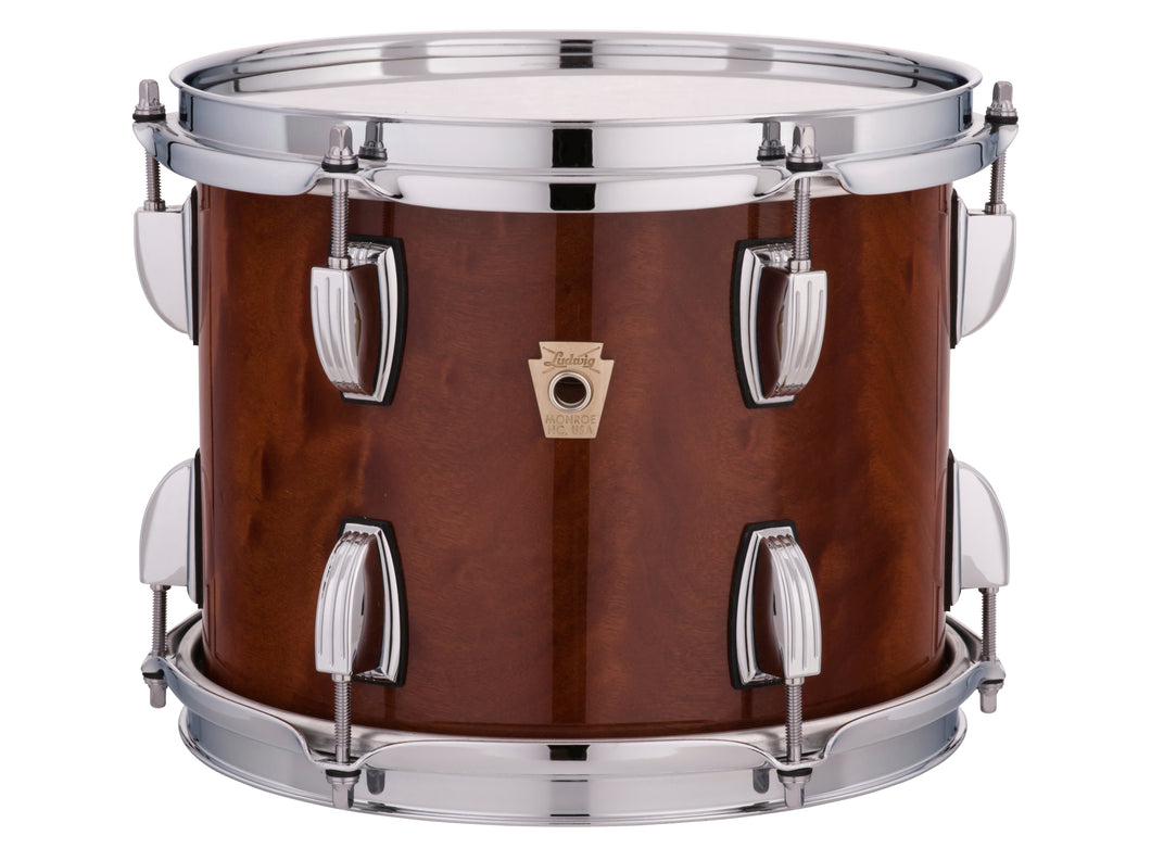 Ludwig Classic Maple Exotic Bubinga Gloss Full-Face In/Out Finish Pro Beat 14x24_9x13_16x16 Drums