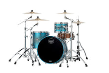 Load image into Gallery viewer, Mapex Saturn Evolution Hybrid Exotic Azure Burst Lacquer Organic Rock Drums &amp; BAGS +10&quot; Tom 22x16,12x8,16x16
