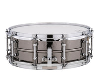Load image into Gallery viewer, Ludwig LB416KT Black Beauty 5x14 Hammered Black Snare with Tube Lugs | Authorized Dealer

