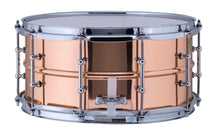 Load image into Gallery viewer, Ludwig Copperphonic 6.5x14&quot; Smooth Shell Kit Copper Snare Drum Tube Lugs LC662T NEW Made in the USA Authorized Dealer
