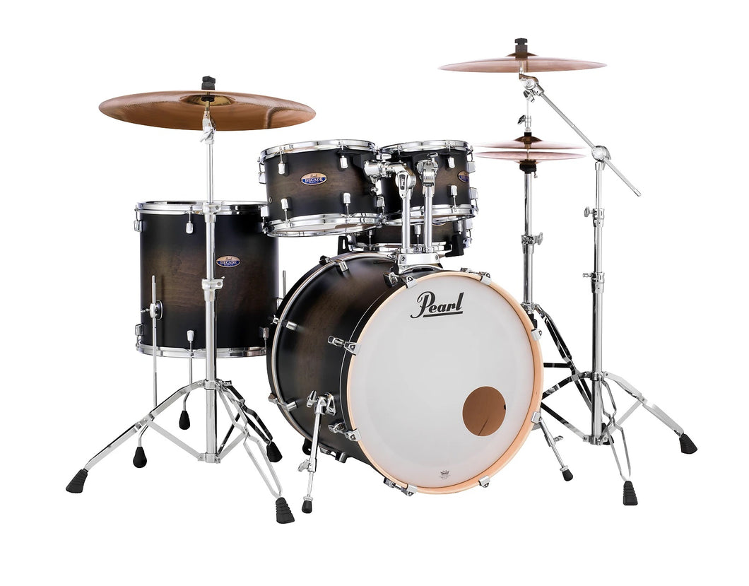 Pearl Decade Maple Satin Blackburst 22x18/10x7/12x8/16x16/14x5.5 5pc Drums Shell Pack | Auth Dealer
