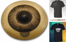 Load image into Gallery viewer, Sabian AAX 18&quot; El Sabor Picante Hand Crash Natural Bundle &amp; Save Made in Canada | Authorized Dealer
