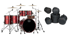 Load image into Gallery viewer, Mapex Saturn Evolution Workhorse Birch 5pc Tuscan Red Lacquer Drum Kit | 22x18,10x8,12x9,14x14,16x16

