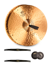 Load image into Gallery viewer, Zildjian 20&quot; K Constantinople Vintage Orchestral Medium Light Cymbal Pair Concert +Free Pads/Straps
