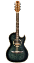 Load image into Gallery viewer, H Jimenez Bajo Quinto El Estandar Black Flame Maple Top Acoustic/Electric +Bag &amp; Stand Auth Dealer
